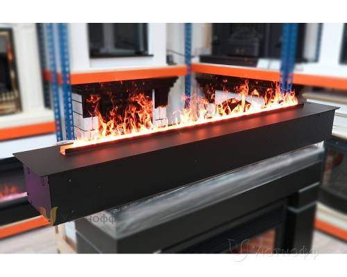 3D электроочаг Real Flame Line-S 150 3D Matte Black в Люберцах
